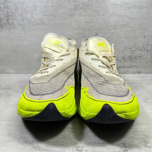 Nike ZoomX Vaporfly Next% Running Shoes - Men's Size 10.5 - Tan Yellow - Picture 3 of 12